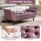 preview thumbnail 8 of 9, Christopher Knight Home - Quillon Velvet Tufted End of Bed Bench with Solid Wood Legs and 2 Pillows