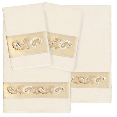 Authentic Hotel and Spa Turkish Cotton Mackenzie 4PC Towel Set