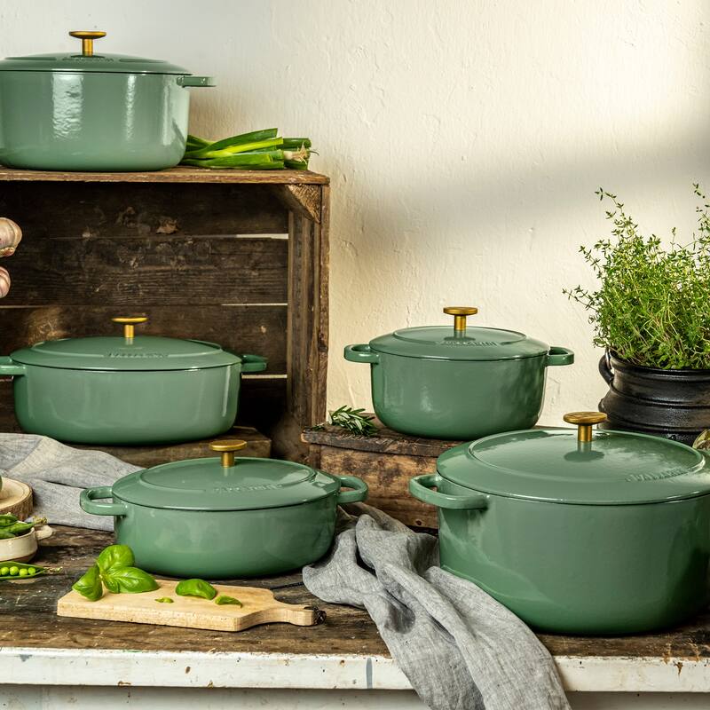 BALLARINI Bellamonte Cast Iron 7.5-qt Round Dutch Oven - 7.6-qt