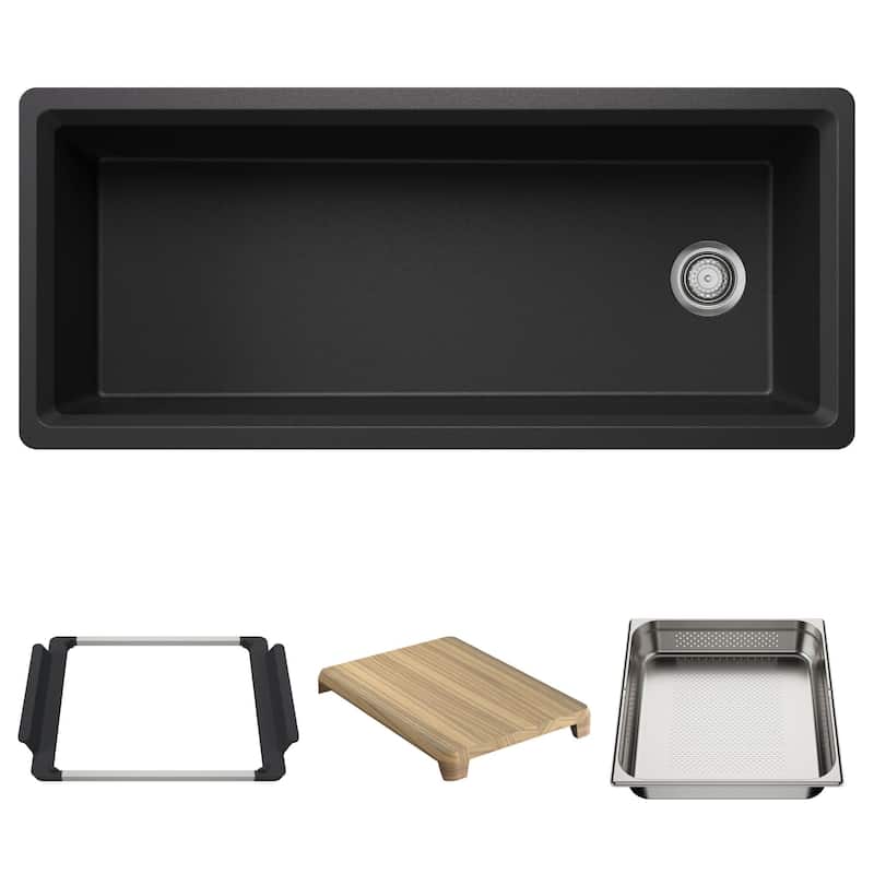 Blanco 443330 Inteos 45" Undermount Single Basin Granite Composite