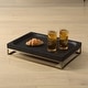 preview thumbnail 3 of 3, Uttermost Shadowstone Cast Black Tray - 18'' W X 13'' D X 3.5'' H