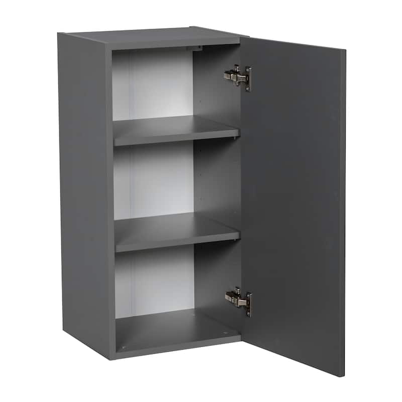 24" x 30" Wall Cabinet-Single Door-Grey - 24 x 30 x 12
