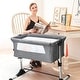 preview thumbnail 2 of 4, Baby Bedside Crib Portable Bassinet with Carrying Bag