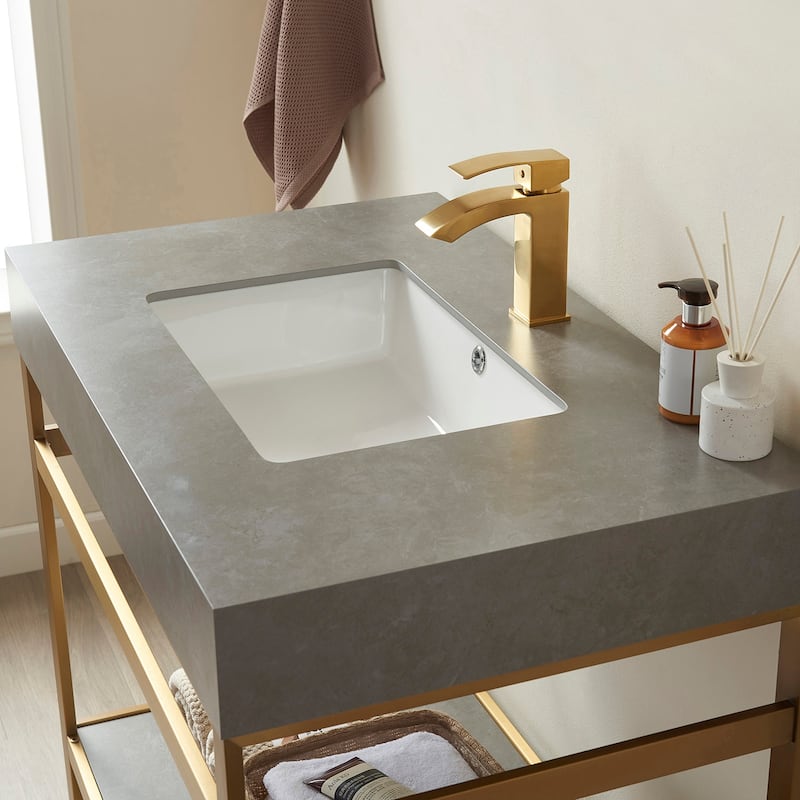 Miseno MV702536-NM Funes 36" Free Standing Single Basin Vanity Set