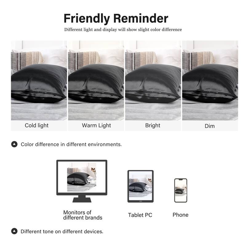 Pure Silk Pillowcase for Hair and Skin 25 Momme Silk Pillow Case