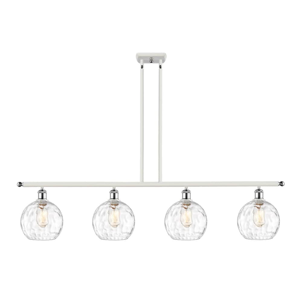 Innovations Lighting Ballston Athens Water Glass - 4 Light 48" Island Light
