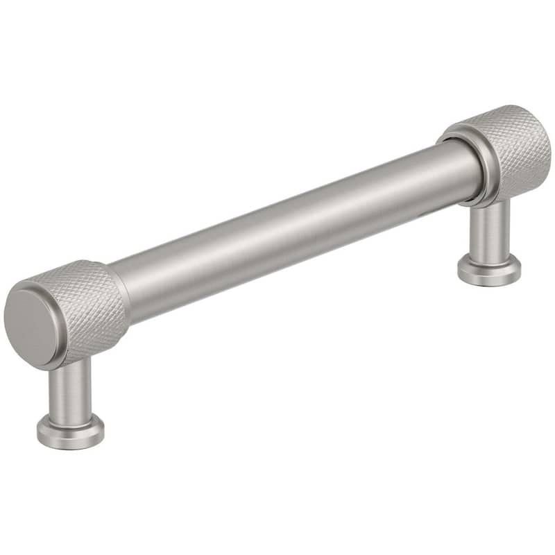 Amerock BP37744 Faraday 5-1/16" Center to Center Knurled Bar Cabinet - Satin Nickel