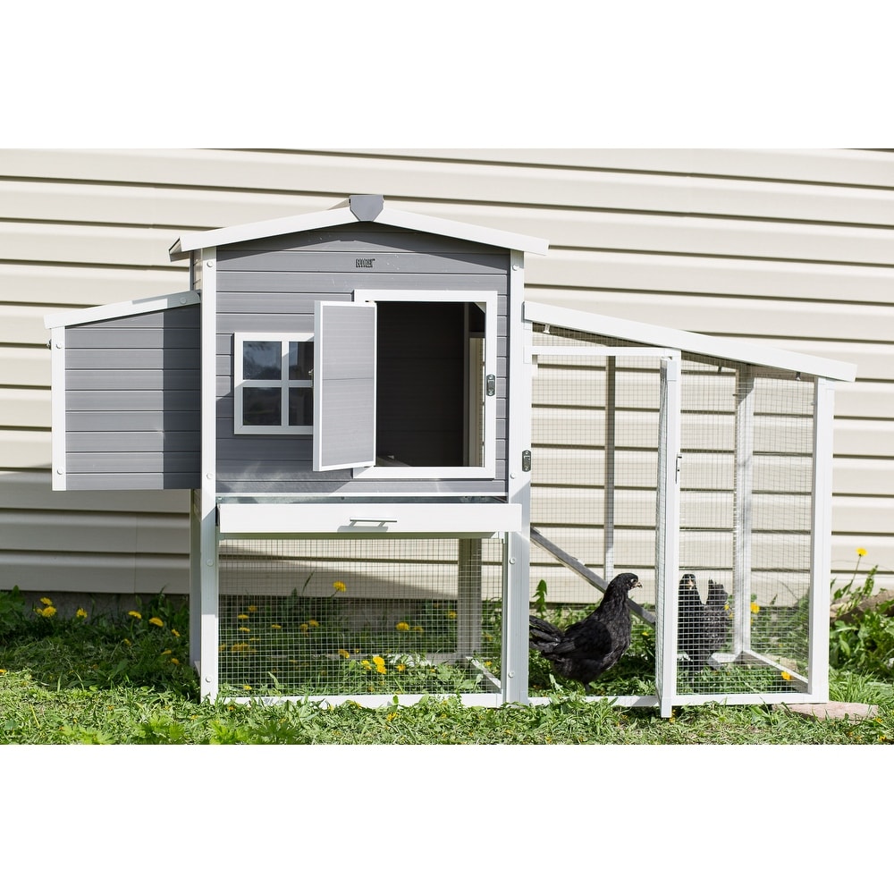 Premium hampton top hutch chicken ware