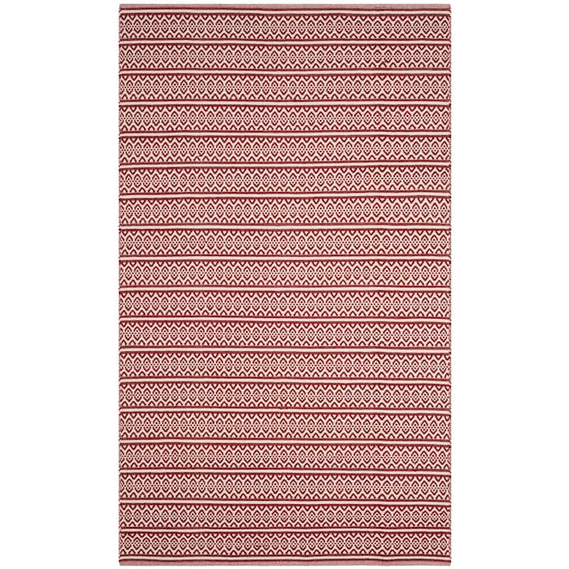 SAFAVIEH Handmade Flatweave Montauk Clayton Casual Cotton Rug