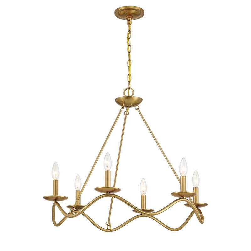6-Light Chandelier By Trade Winds