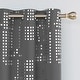 preview thumbnail 28 of 62, Room Darkening Silver Foil Pattern Grommet Curtains 2 Panels