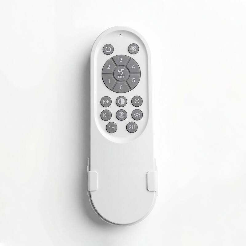 Ceiling Fan with Light, Solid Wood Blades Modern LED Ceiling Fan with Bluetooth App Control, Reversible Quiet Motor