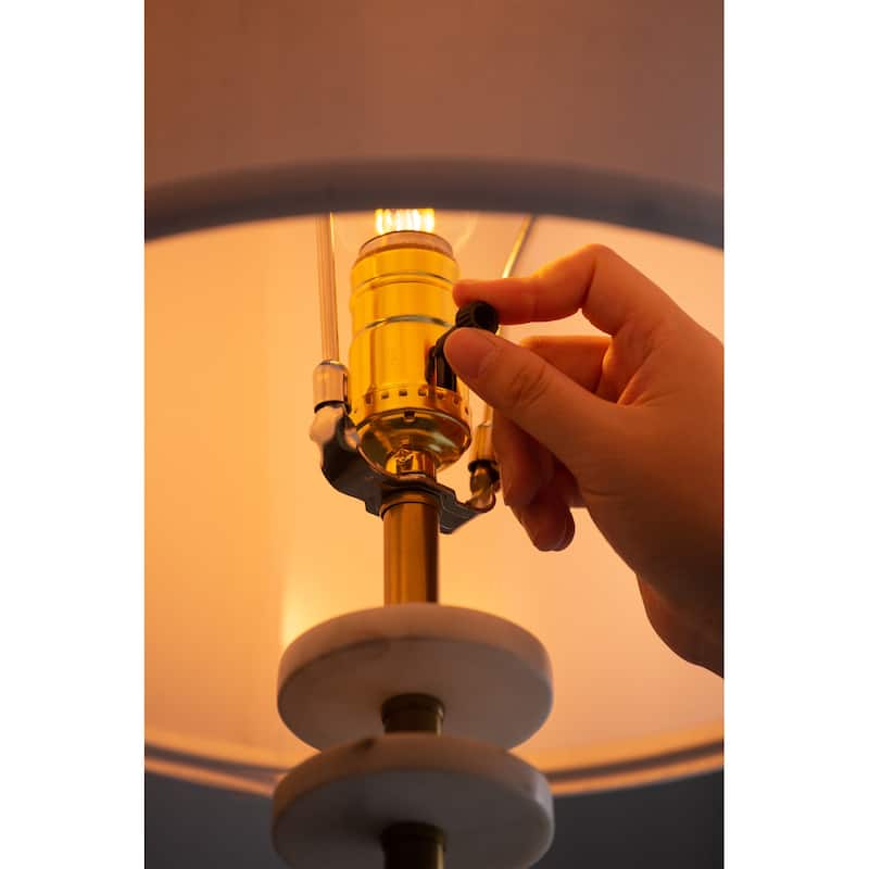 D13x32.8" Table Lamp (Lamp Shade Assembly Required)