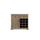 preview thumbnail 5 of 9, Farmhouse Buffet Cabinet with Storage Sideboard with 2 Drawers Wine Bar Cabinet with Removable Wine Racks Storage Shelves