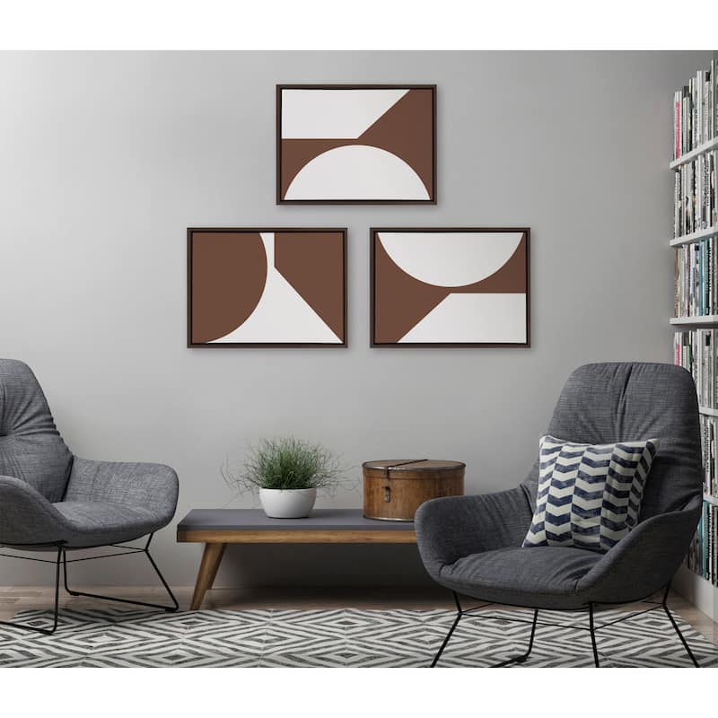 Kate and Laurel Sylvie Min Max Set Canvas by Creative Bunch Studio