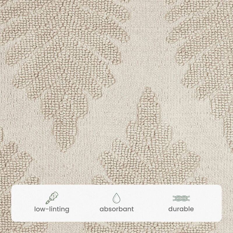 Martex Restore Fern Ogee 100% Reversible Bath Rug