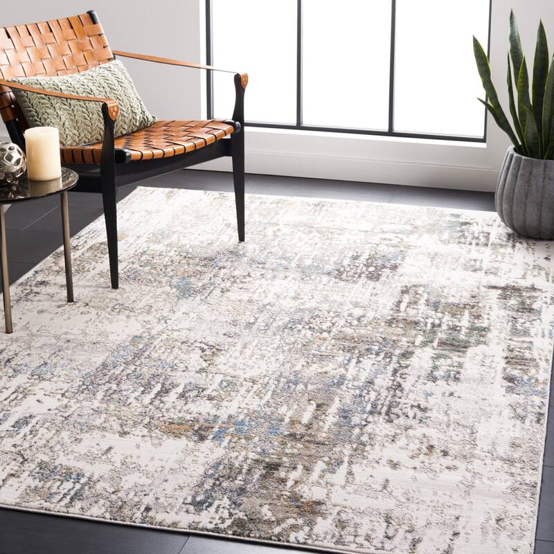 SAFAVIEH Bel Air Ursela Abstract Rug - 9' x 12' - Grey/Blue
