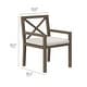 preview thumbnail 4 of 6, Northlake 9-Piece Outdoor Patio Teak Wood Dining Set