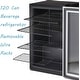 preview thumbnail 4 of 5, 145 Can Wine Cooler Refrigerator Glass Door Fridge Compressor Freestanding