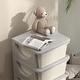 preview thumbnail 9 of 28, Rounded Edges Clothes Toy Cubby Storage with 4 Drawers Suitable for Your Sweetie - 4 Drawers