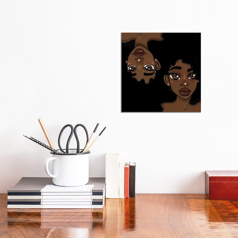 iCanvas "Yin & Yang" by Bri Pippens Canvas Print - 12x12x0.75