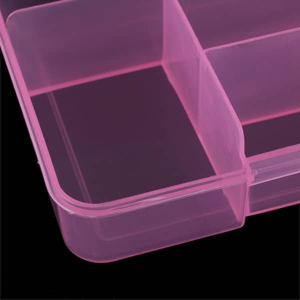 Jewelry Beads Fish Bait Plastic 5 Slots Storage Box Case Organizer