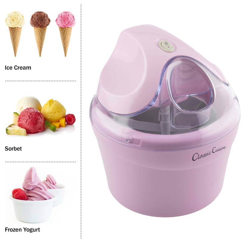 Ice Cream Maker - 1QT Ice Cream Machine by Classic Cuisine