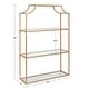 preview thumbnail 28 of 69, Kate and Laurel Ciel 4-tier Wall Shelf