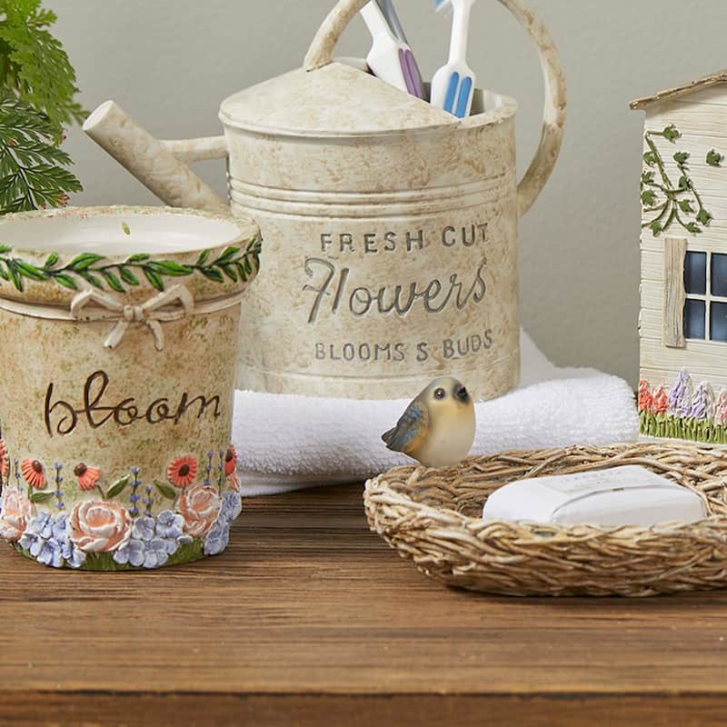 Park Designs Spring Garden Tumbler - Beige - 3.5 x 3.5 x 4