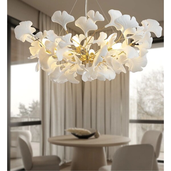 KAYLA Luxury Ginkgo Branch Chandelier for Living Room, Dining Room