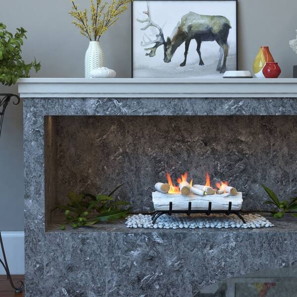 Shop Regal Flame 18 Inch Convert To Ethanol Fireplace Log Set With