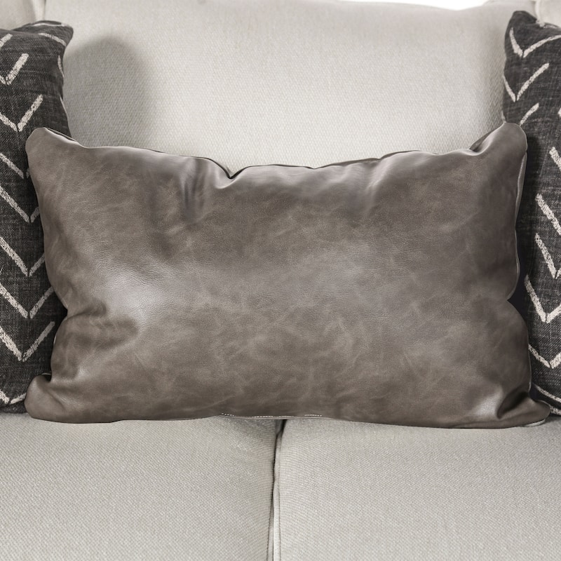 Furniture of America Pario Modern 2-Piece Wood Frame Fabric Sofa Set with Accent Pillows