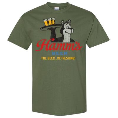 Hamms Beer Bear Refreshing TShirt