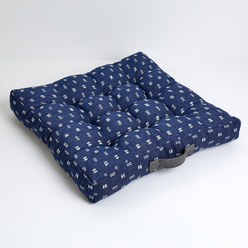 Sorra Home Indoor Tufted Floor Pillow Single