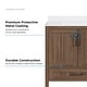 preview thumbnail 17 of 109, OVE Kansas Single Sink Bathroom Vanity, Dove White Engineered Stone Top