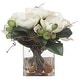 preview thumbnail 4 of 4, Uttermost Dobbins Magnolia Bouquet - 15.75 W x 15.75 H x 12.25 D (inches)