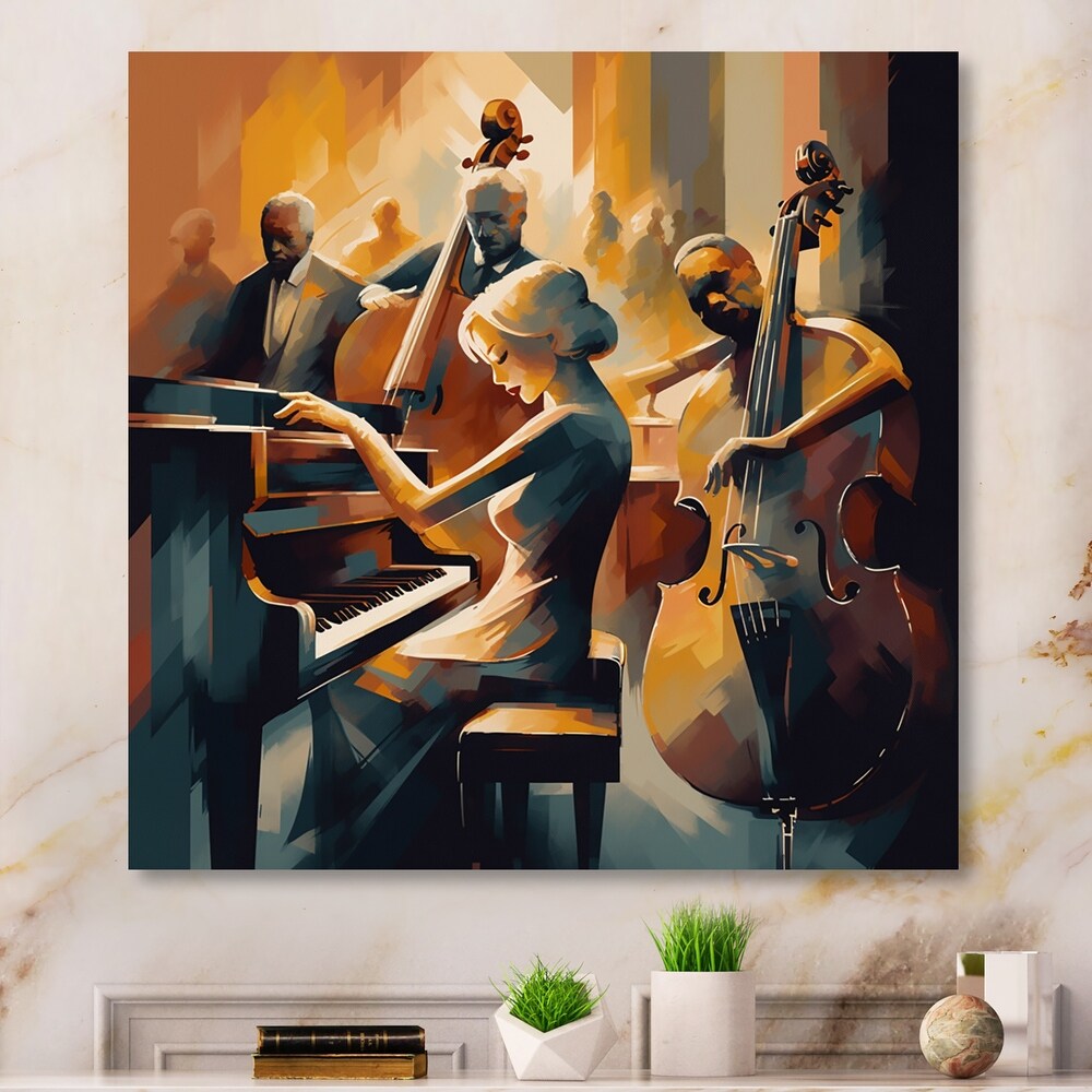 Cello Symphony music Lover 3 Dimensional Wall Mount Oil Painting on Canvas  Decor