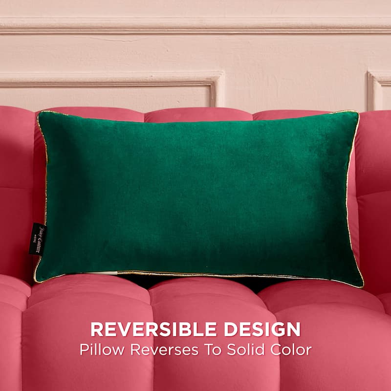 Juicy Couture Velvet Cheetah Pillow 14" x 24"