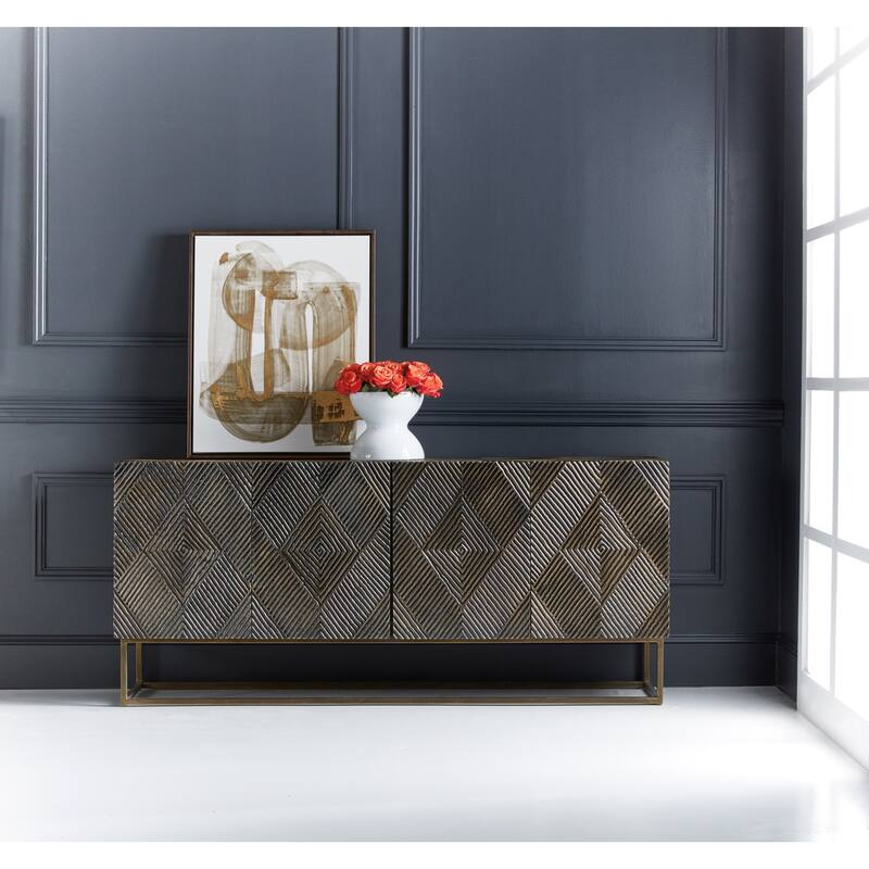 Hooker Furniture 628-85123-89 Melange 72" Wide Mango Wood Sideboard
