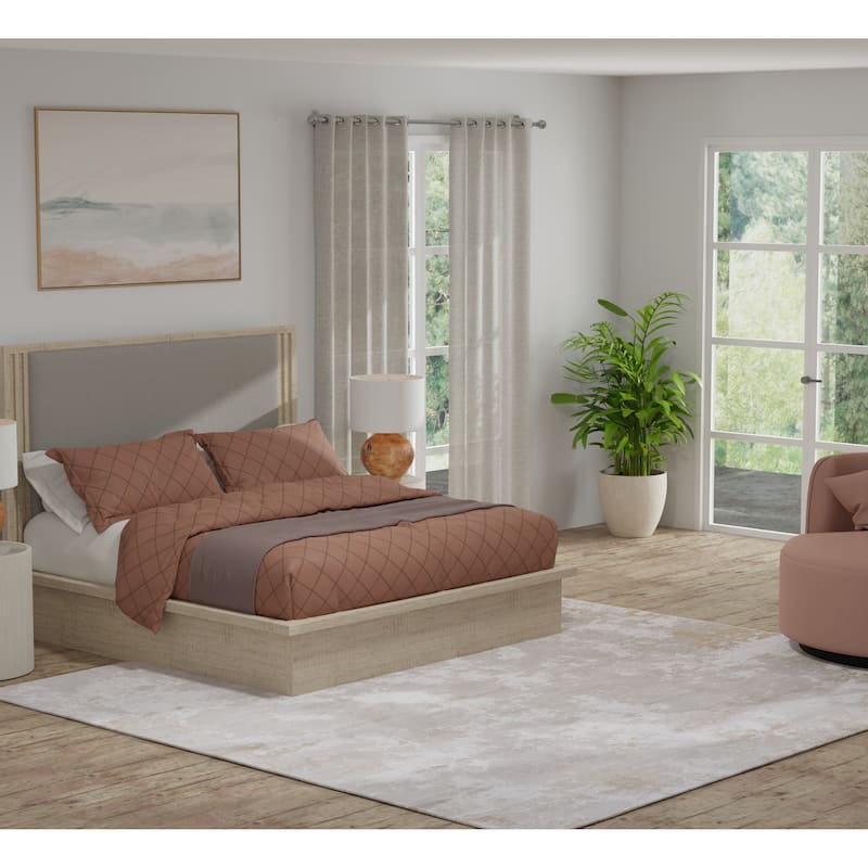 Grand Bazaar Maxin Machine Made Abstract Modern Area Rug