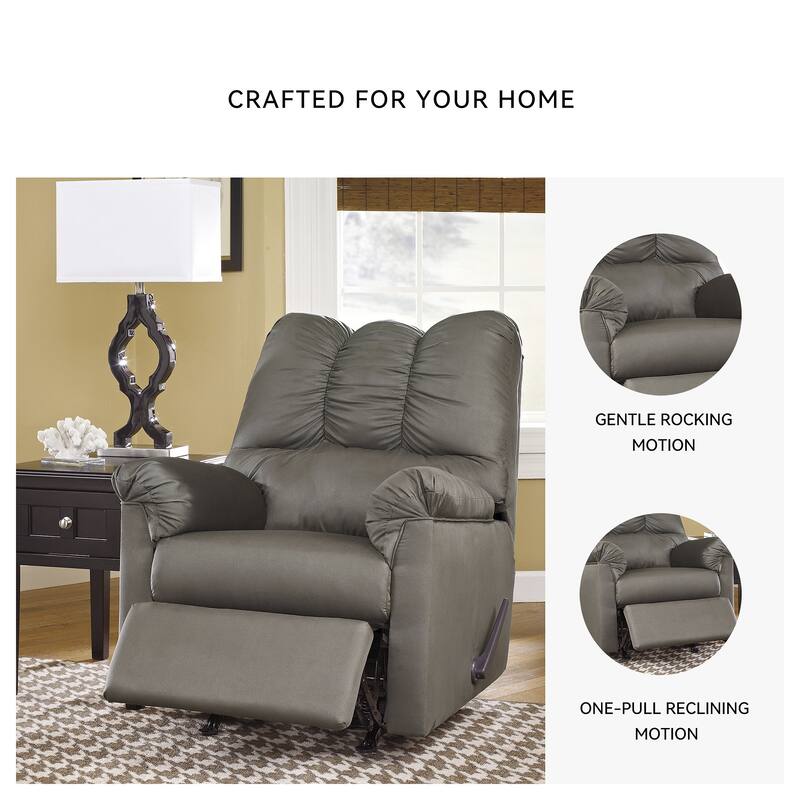 Darcy Grey Cobblestone Rocker Recliner