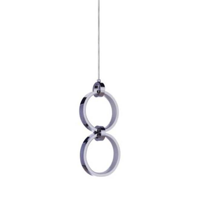 Craftmade 59392 Context 6" Wide LED Suspension Multi Light Pendant - Chrome