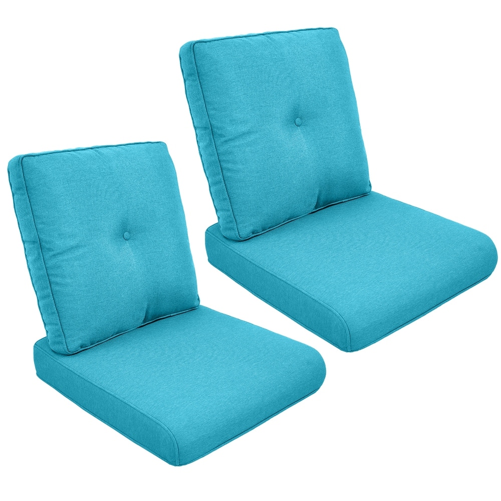 Gymojoy Pillow and Cushion Set Deep Seat Indoor/Outdoor - 25" x 22" x 4"