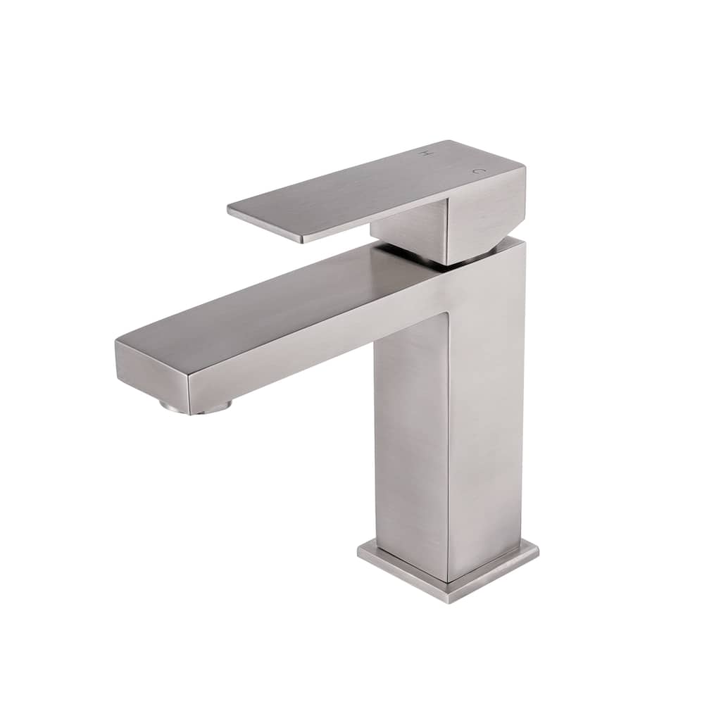 YPG231 Single Handle Lavatory faucet in Brushed Nickel Finish - 7.2" x 2" x 6.5"