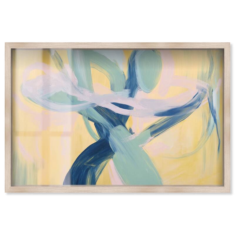 Entangled Embrace II Shadowbox by Art Remedy - Natural - 36" x 24"