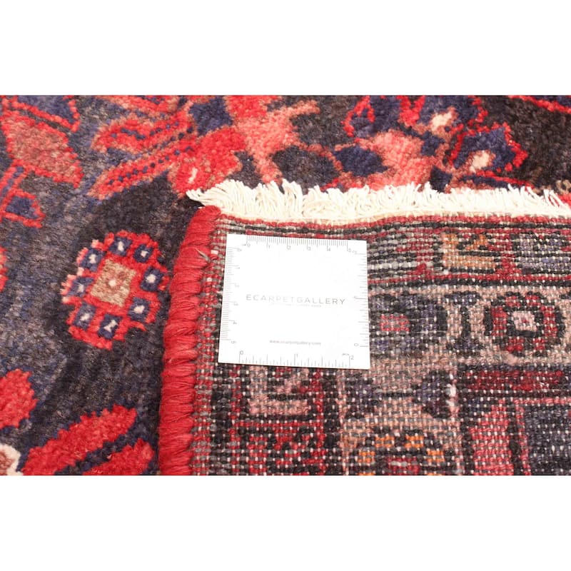 ECARPETGALLERY Hand-knotted Andelz Black Wool Rug - 3'4 x 7'6