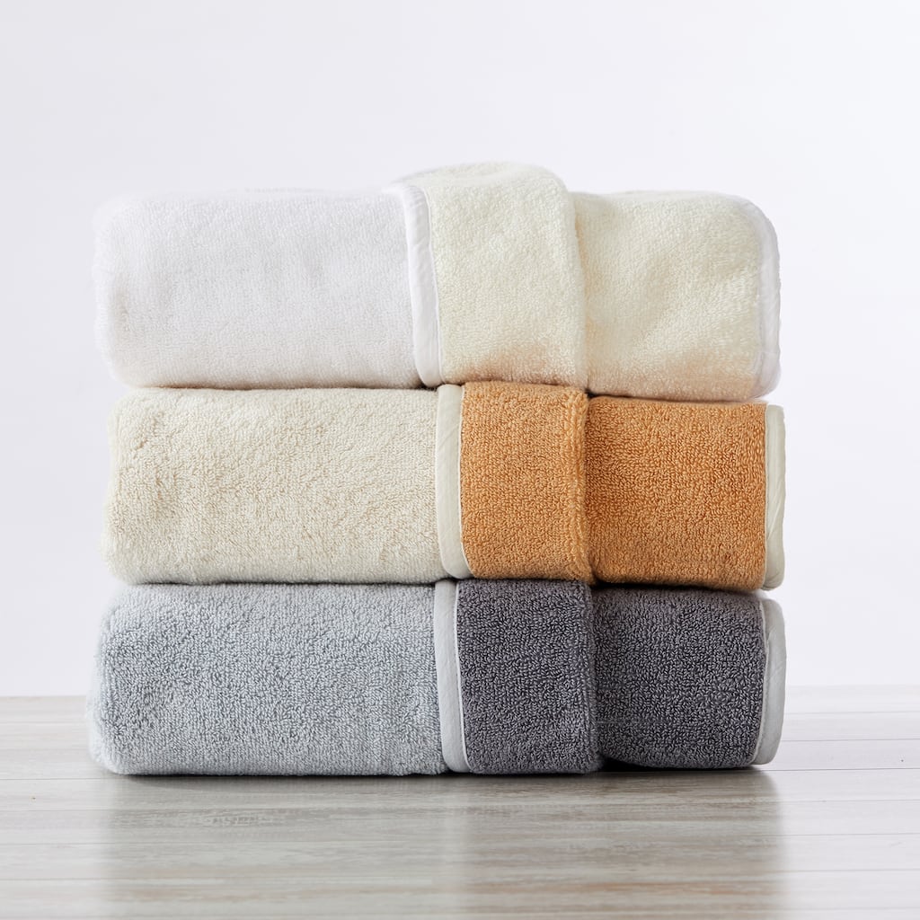 Luxurious Cotton Two-Toned Reversible Towel Set