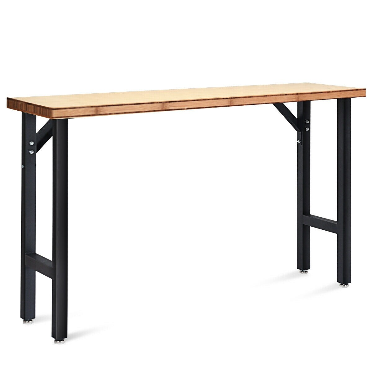 Shop Costway 65 Bamboo Workbench Table Garage Workstation W