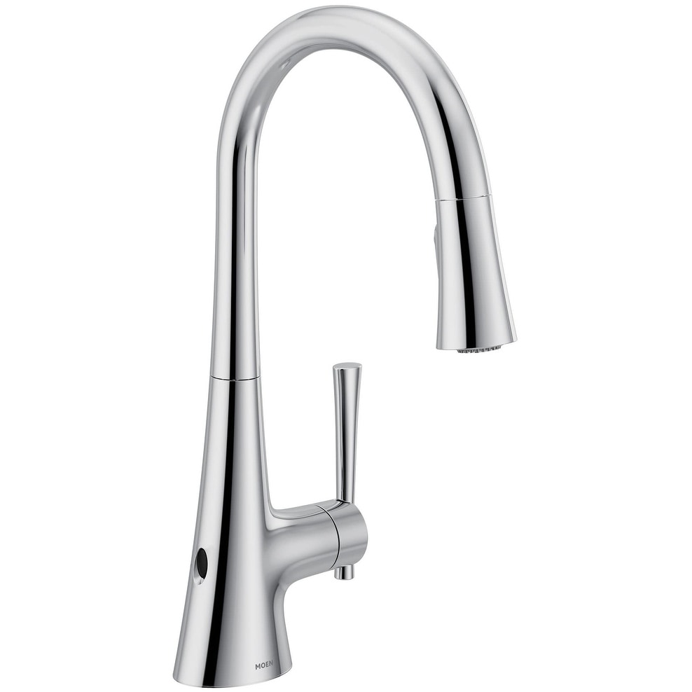 Moen Kurv 1.5 GPM Single Hole Pull Down Kitchen Faucet with Hands Free