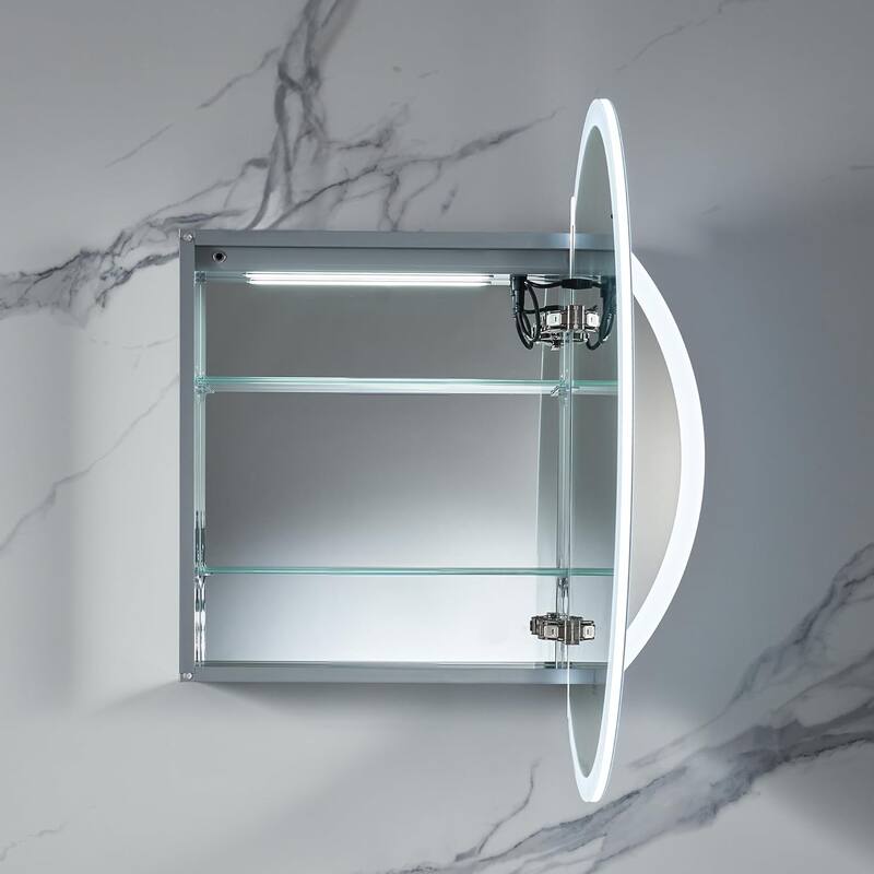 Blossom 32 Inch Round LED Medicine Cabinet